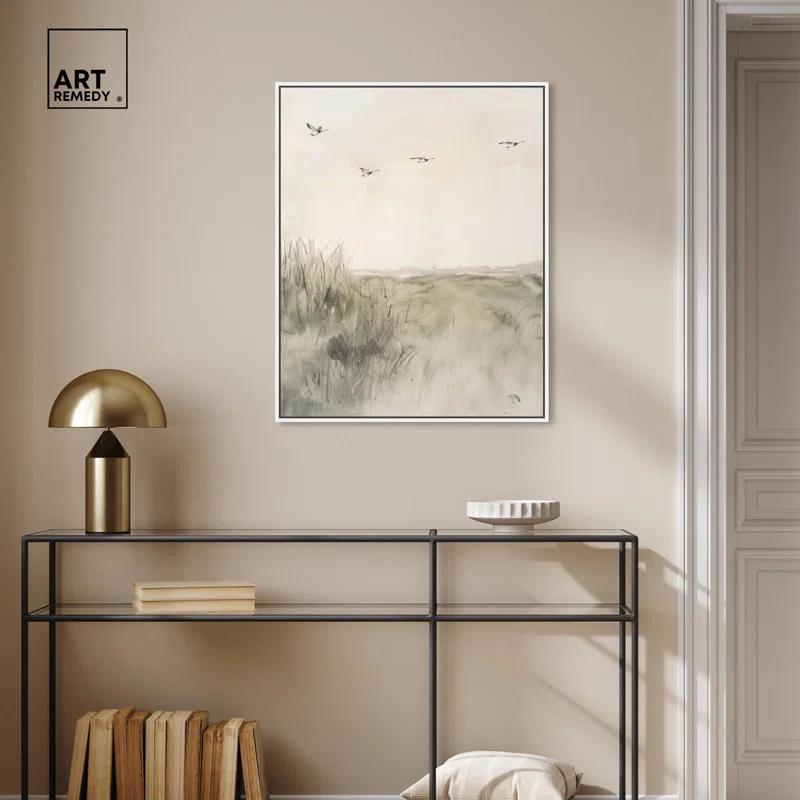 Art Remedy Gaviotas Canvas Boho Minimalist Abstract Wall Art by Art Remedy