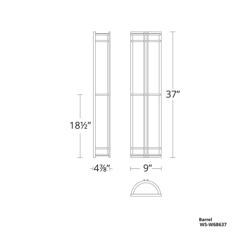 Modern Forms Skyscraper Outdoor Dimmable LED Flush Mount