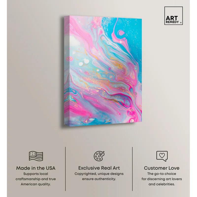 Art Remedy Galactic Reverie Canvas Geode Wall Art by Art Remedy