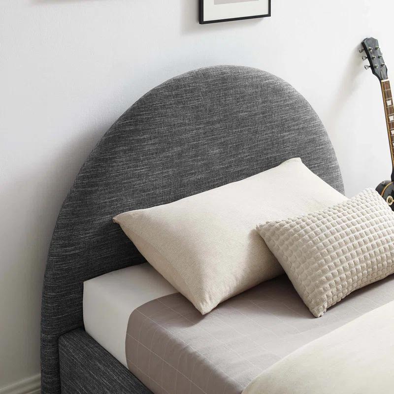 Modway Resort Performance Velvet Arched Round Platform Bed