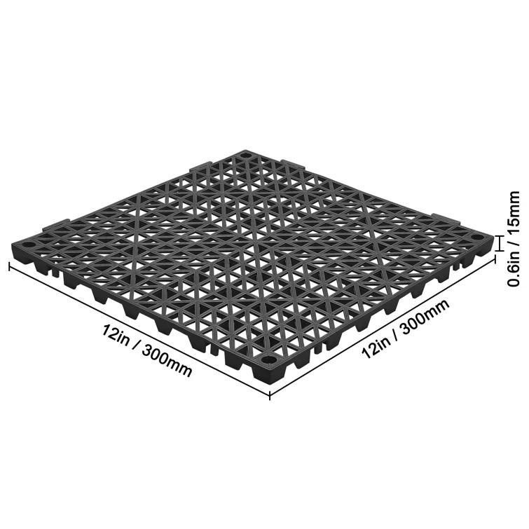 VEVOR 12" x 12" Outdoor Deck Tiles (Set of 12)