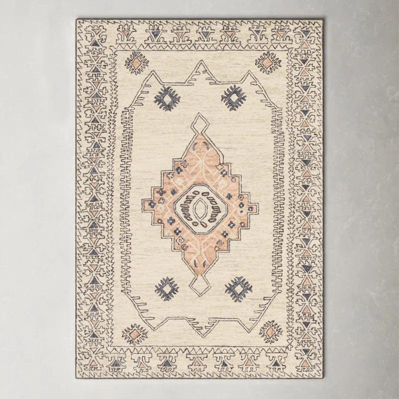Moore Wool Beige/Ivory/Gray Rug