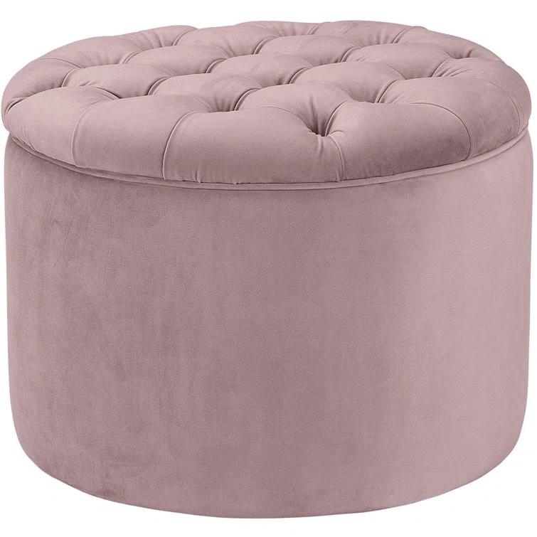 Kelly Clarkson Home Reims Velvet Ottoman