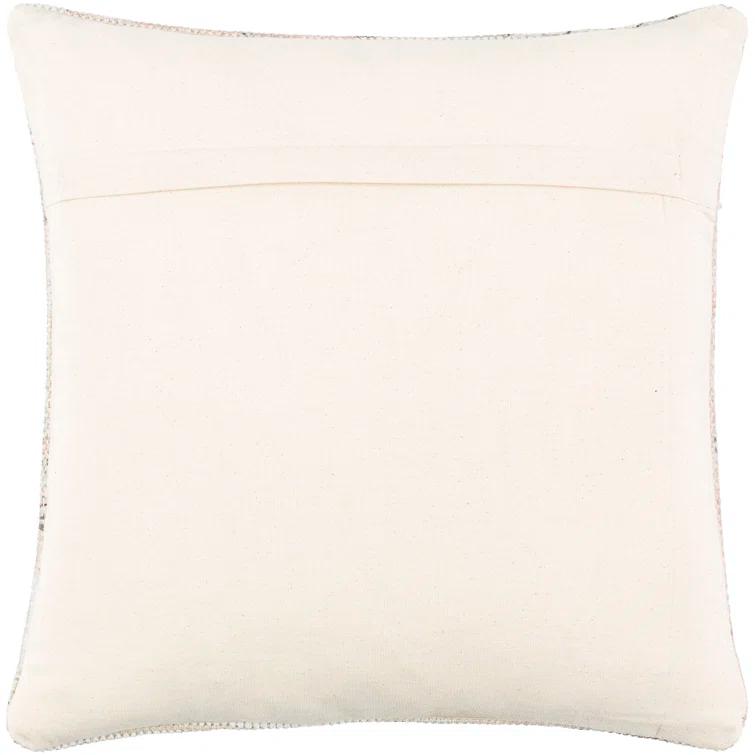 Livabliss Samsun Floral Cotton Blend Reversible Throw Pillow