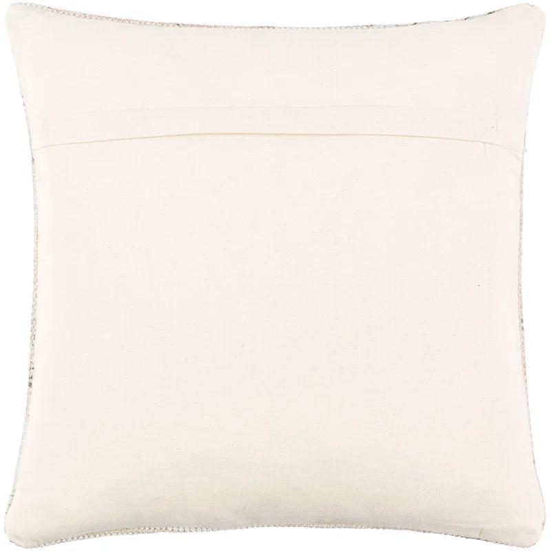 Livabliss Samsun Floral Cotton Blend Reversible Throw Pillow