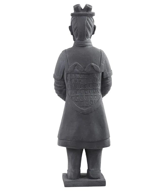 Arlmont & Co. Atas Warrior Weather Resistant Stone Garden Statue