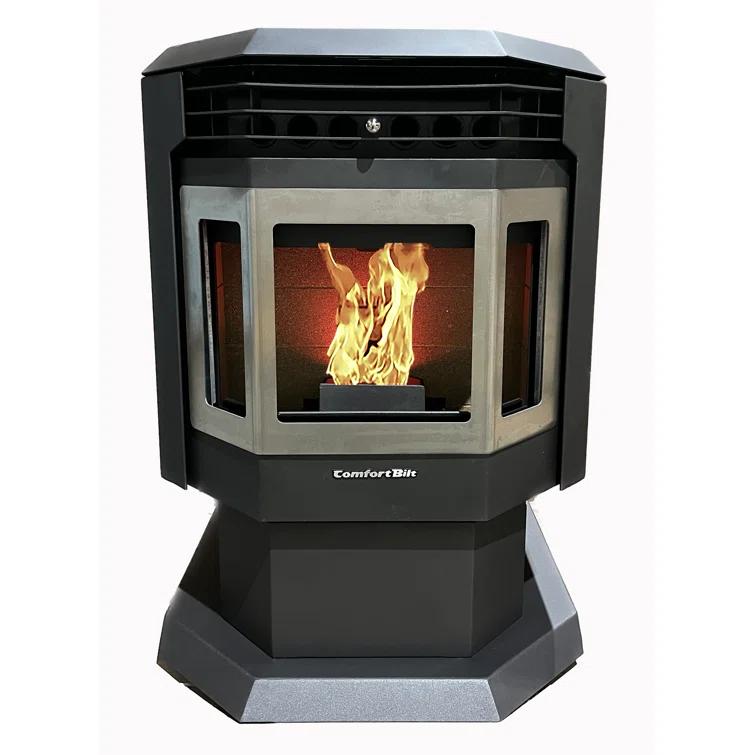 ComfortBilt Pellet Stoves HP21-Black-SS Pellet Stove