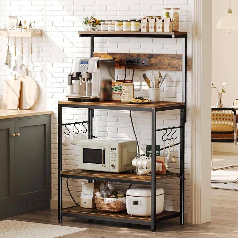 Quintano 31.5'' Baker's Rack with Microwave Compatibility