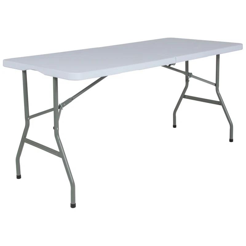 Parker 4.97-Foot Bi-Fold Plastic Folding Table with Handle - Event Table