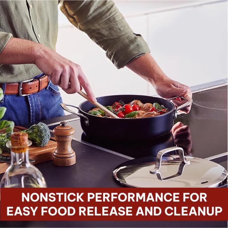 Alva Alva Maestro 3.5 Qt. Premium Nonstick Ceramic Frying Pan with Lid - Non Toxic and Oven Safe