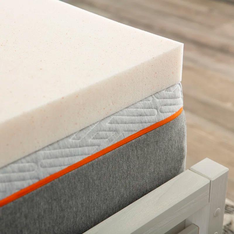 Craft & Trade Craft & Trade CopperGel Cooling, Pressure-Relieving Memory Foam Mattress Topper, 3 Inch