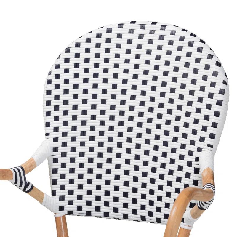 Wholesale Interiors 4 Person Plastic and Rattan Dining Set