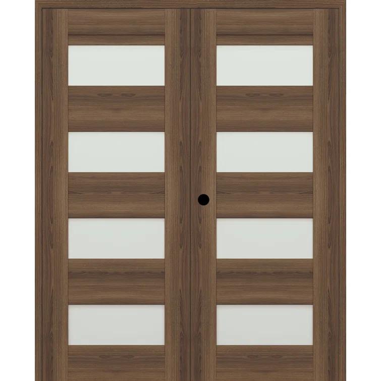 Belldinni Avon Solid + Manufactured Wood without Installation Hardware Kit Prehung Door