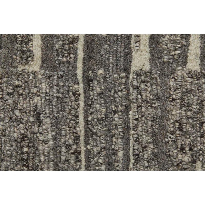 Navaro Modern Abstract Gray/Taupe/Ivory Area Rug