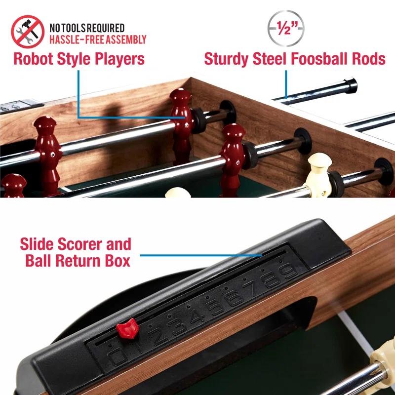 MD Sports 5 Game 48.5" Multi Game Table