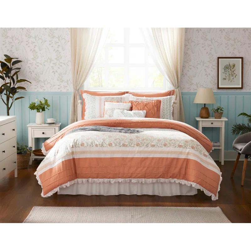 Dawn 9 Piece Cotton Percale Comforter Set