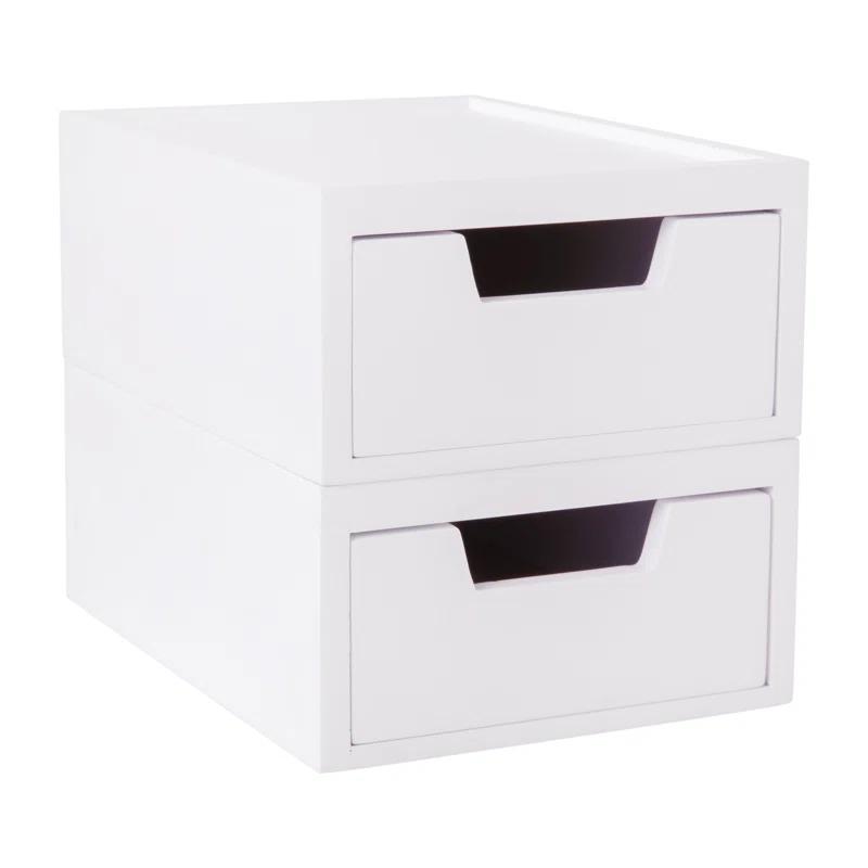 Martha Stewart Thomas Martha Stewart Wooden Storage Boxes With Pullout Drawers (Set of 2)