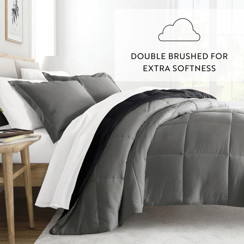 Becky Cameron Reversible Down-Alternative Comforter Bedding Set