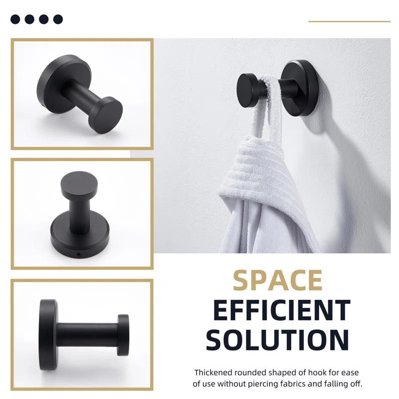 AngleSimple AE083 Stainless Steel Wall Mounted Robe Hook