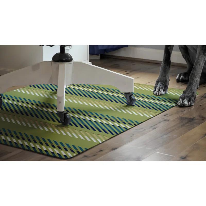 Matterly Stripe 35 in. x 47 in. 9 to 5 Desk Chair Mat