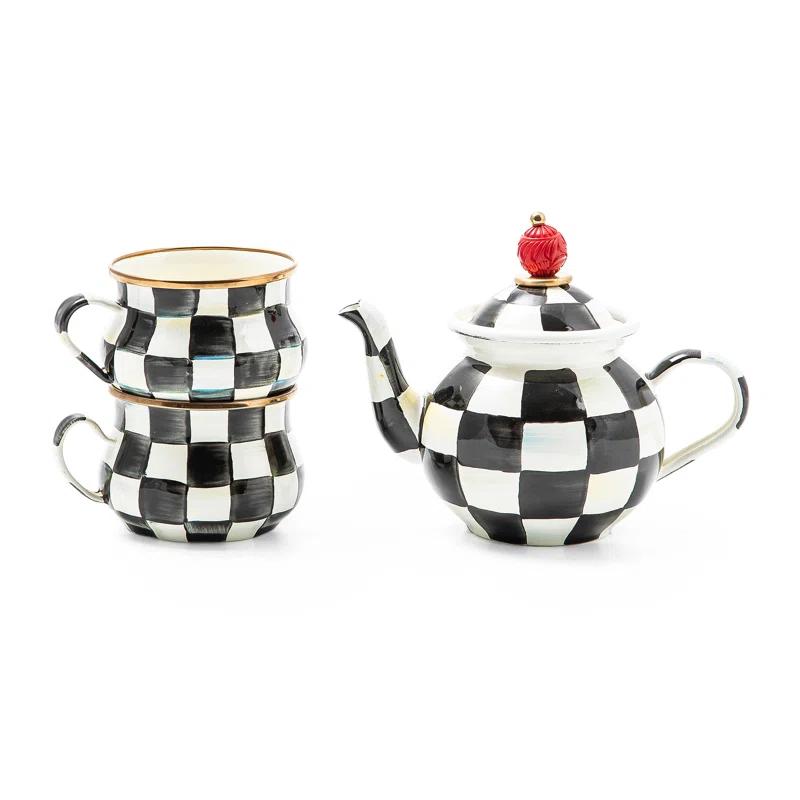 MacKenzie-Childs Courtly Check® Tea Party Set
