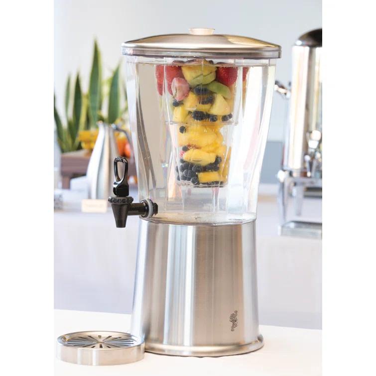 Service Ideas Service Ideas Beverage Dispenser with Optional Infuser Tube, NSF Certified