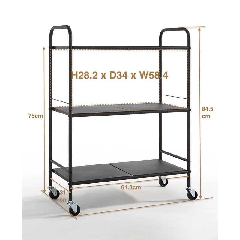 FAST APPLIANCES LLC 33.27'' H Utility Cart with Wheels