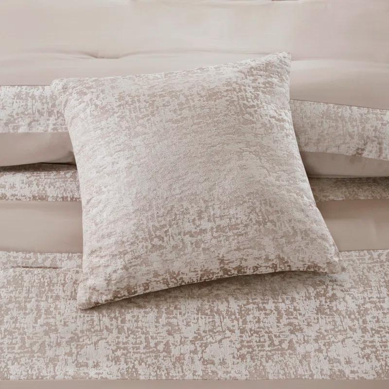 Madison Park Ava 7 Piece Chenille Jacquard Comforter Set