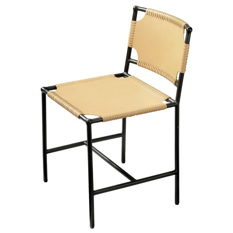 Asher Leather Upholstered Side Chair