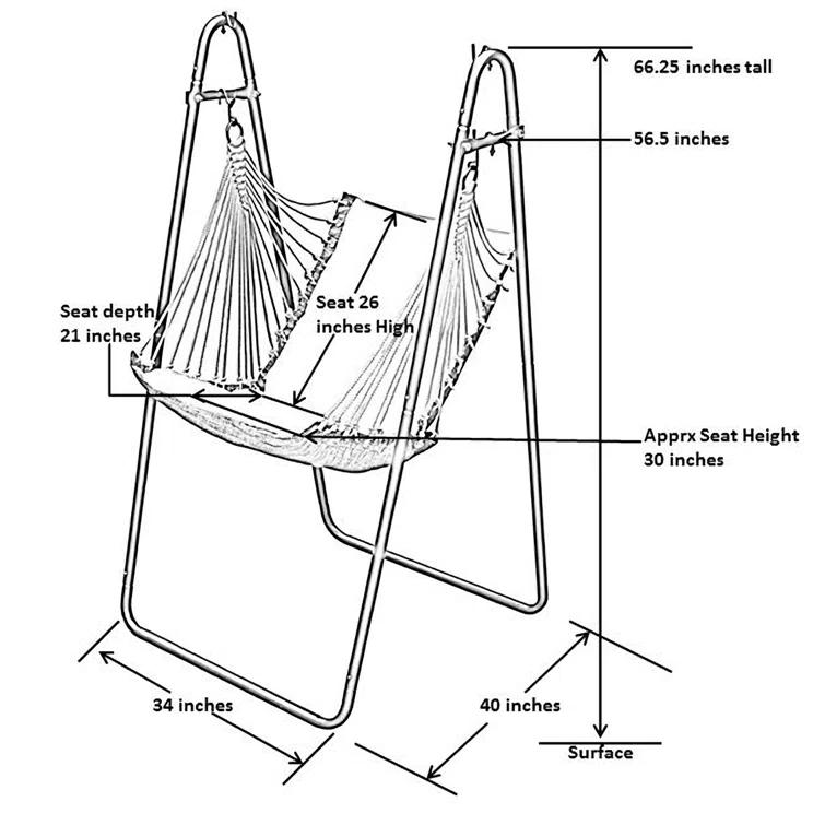 Algoma Net Company 1 Person Chair Hammock with Stand