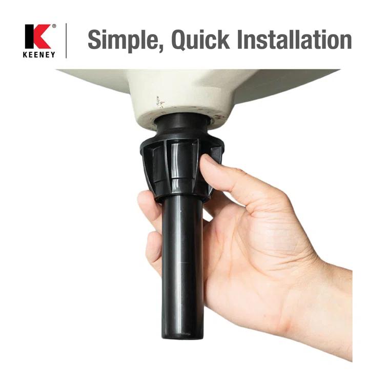 Keeney 4.63'' W Pop-Up Yes K820-72BN