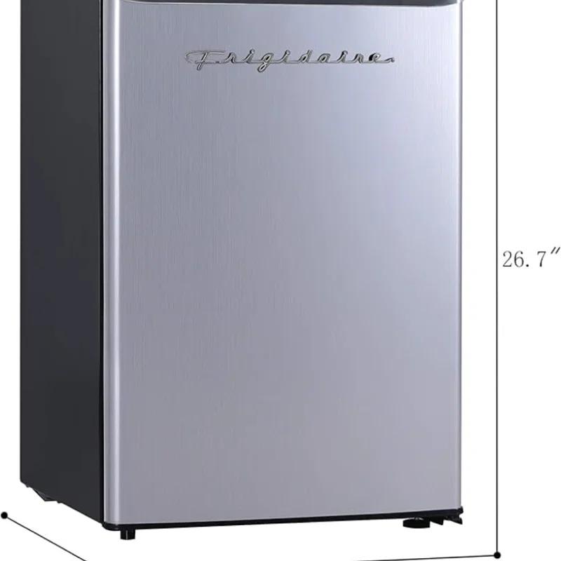 FRIGIDAIRE 3.2 Cu. Ft. Compact Fridge, Mini Refrigerator, Stainless Steel, Platinum Series & Reviews | Wayfair