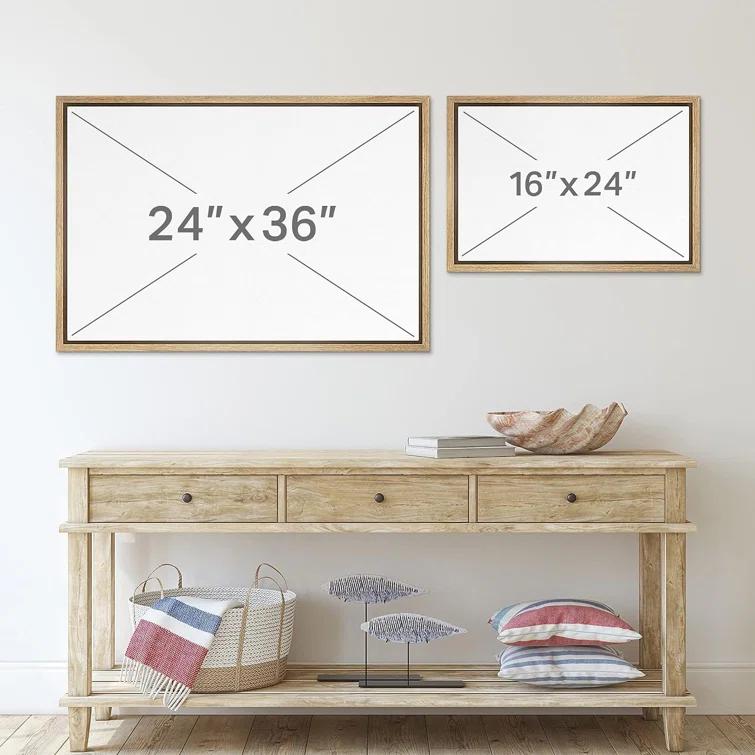 IDEA4WALL Woodland Forest Landscape " IDEA4WALL Framed Canvas Print Wall Art Woodland Nursery Decor Pastel Green Pine Tree Forest Landscape Nature Wilderness Fine Art Decorative Rustic For Living Room, Bedroom, Office "