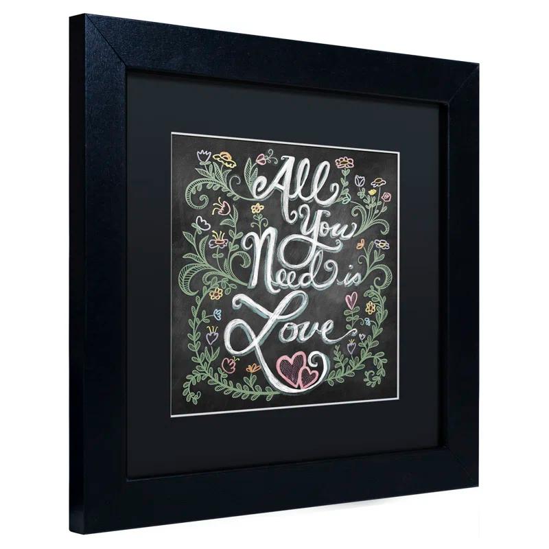 Trademark Fine Art Elizabeth Caldwell " All You Need Is Love " by Elizabeth Caldwell