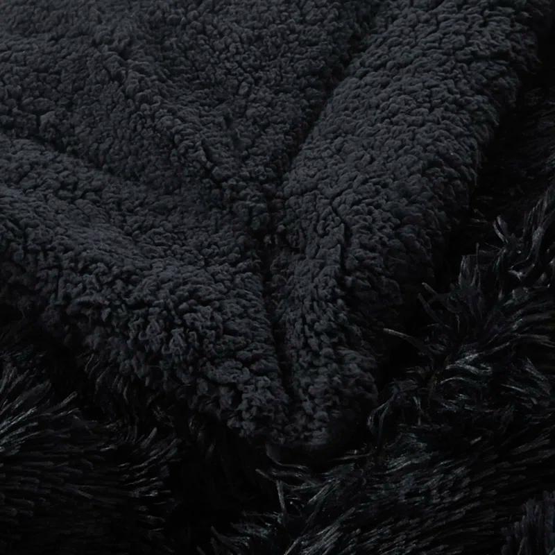 Chanasya Shaggy Shaggy Super Elegent Sherpa Long Fur Throw