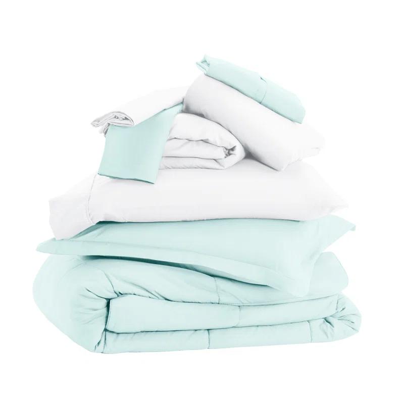 IEnjoy Home Simply Soft Microfiber Complete Bedding Set