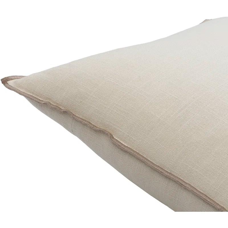 Livabliss Merrow Cotton Reversible Throw Pillow
