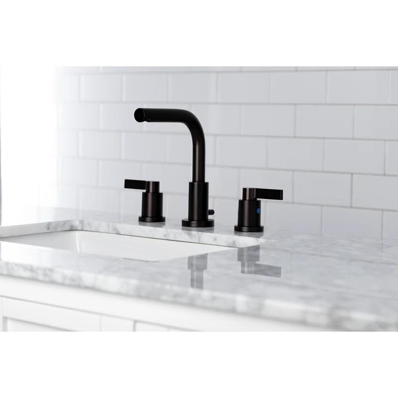 Kingston Brass KB962FL Widespread Bathroom Faucet, Polished Brass