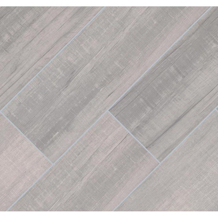 Ackland Bermont 8 in. x 40 in. Matte Ceramic Wood Look Floor and Wall Tile