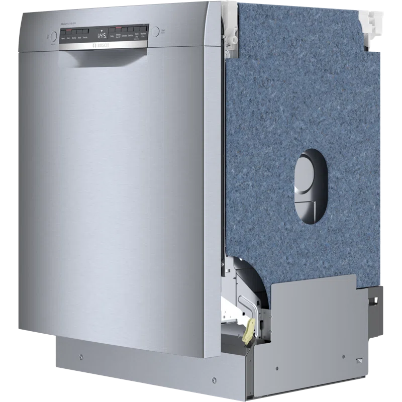 Bosch SGE53C55UC 300 Series 24" ADA Front Control Smart Built-In Dishwasher with Home Connect and 46 Dba