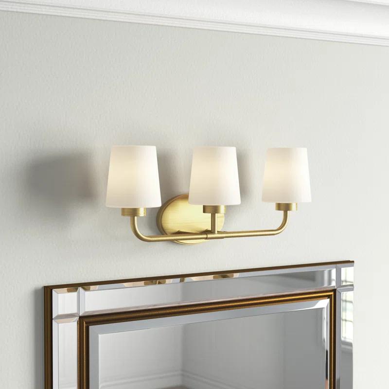 Fitz 2 Light Frosted Dimmable Vanity Light
