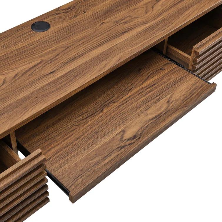 Modway Modway Render Wall Mount Wood Office Desk