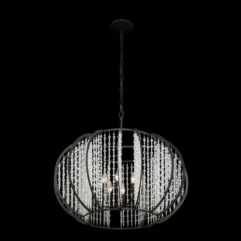 Caesar 8-Lt Pendant - Carbon