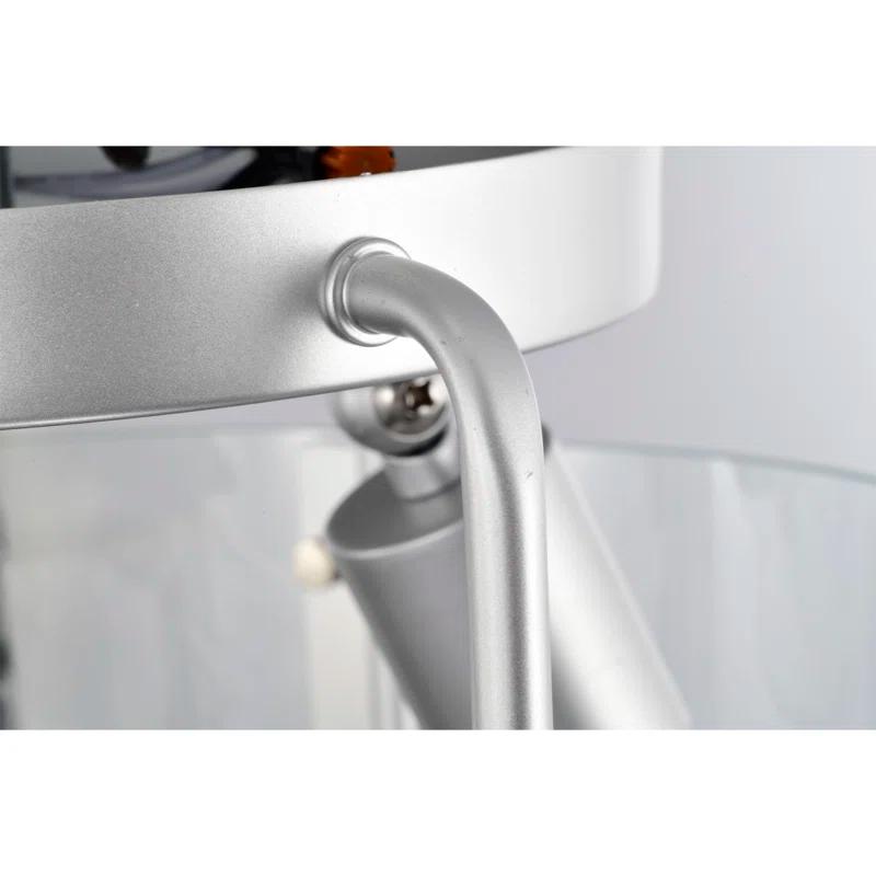 Glass Semi Flush Mount