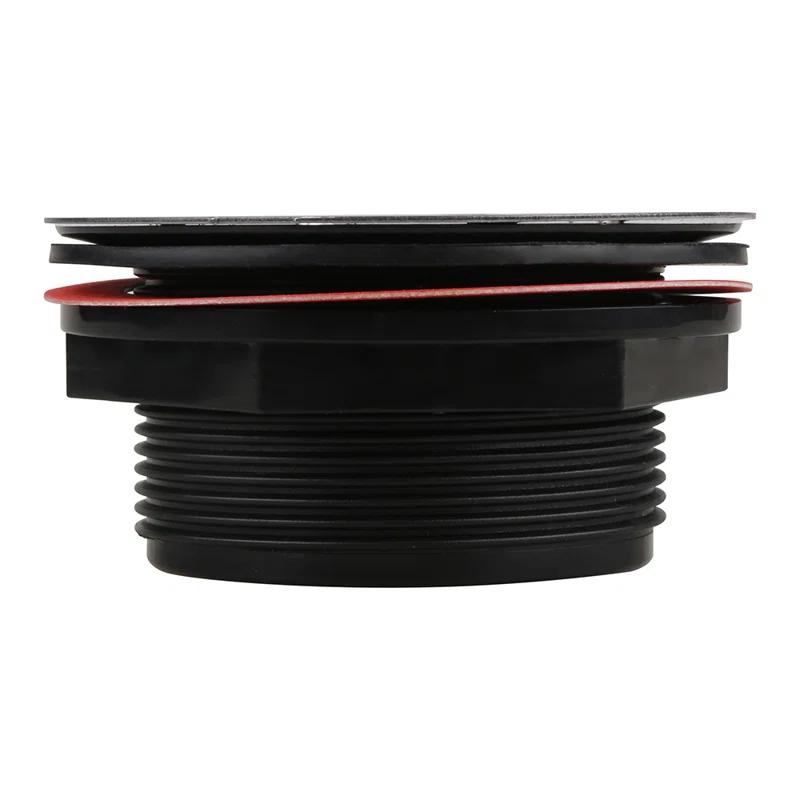 Streamline Bath NT-2151-36BL-RH Streamline NT-2151-36BL-RH 36 in. x 36 in. Corner Acrylic Shower Base in Glossy Black with Right Hand Drain, Drain Included