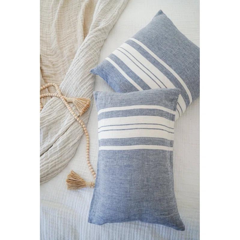 Anaya Luxe Striped Throw Pillow