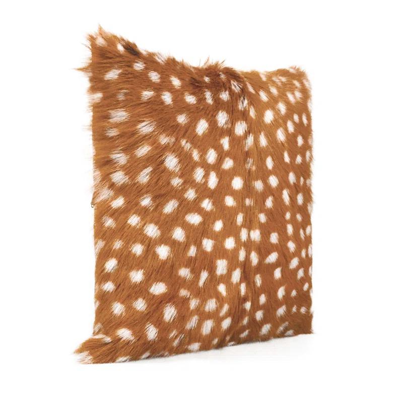 TOV Furniture Polka Dots Goatskin Throw Pillow