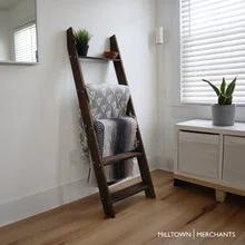 Milltown Merchants 54'' Solid Wood Blanket Ladder