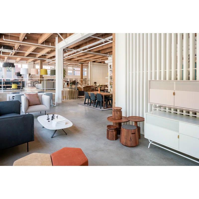 Blu Dot Turn Solid Wood Tray Top End Table