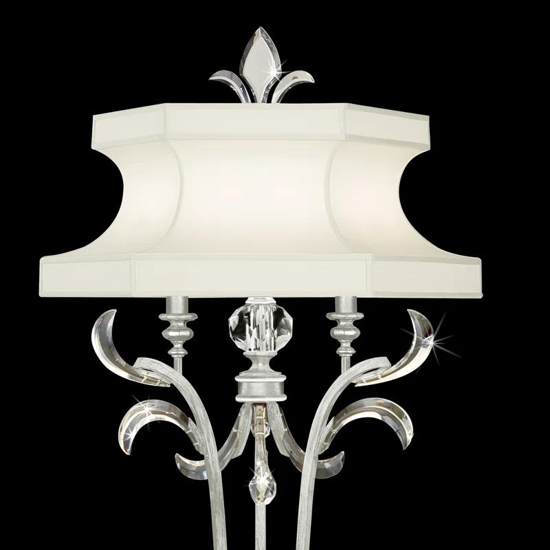 Fine Art Handcrafted Lighting Beveled Arcs 72'' Traditional Floor Lamp